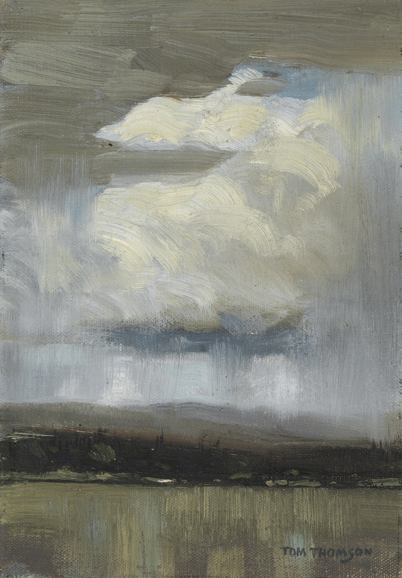 Landscape with Storm Clouds, Summer 1913 (1913.19) Catalogue entry